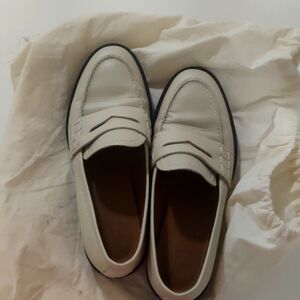 Flattered creme loafers